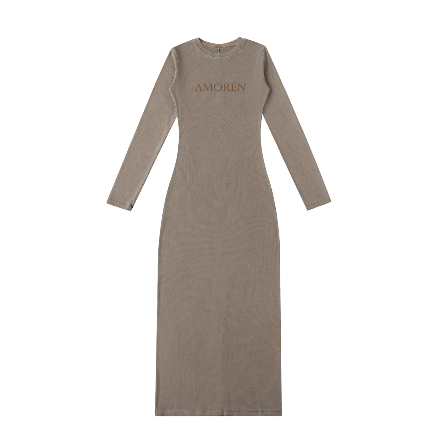 Dyed Washed Slit Maxi Dress