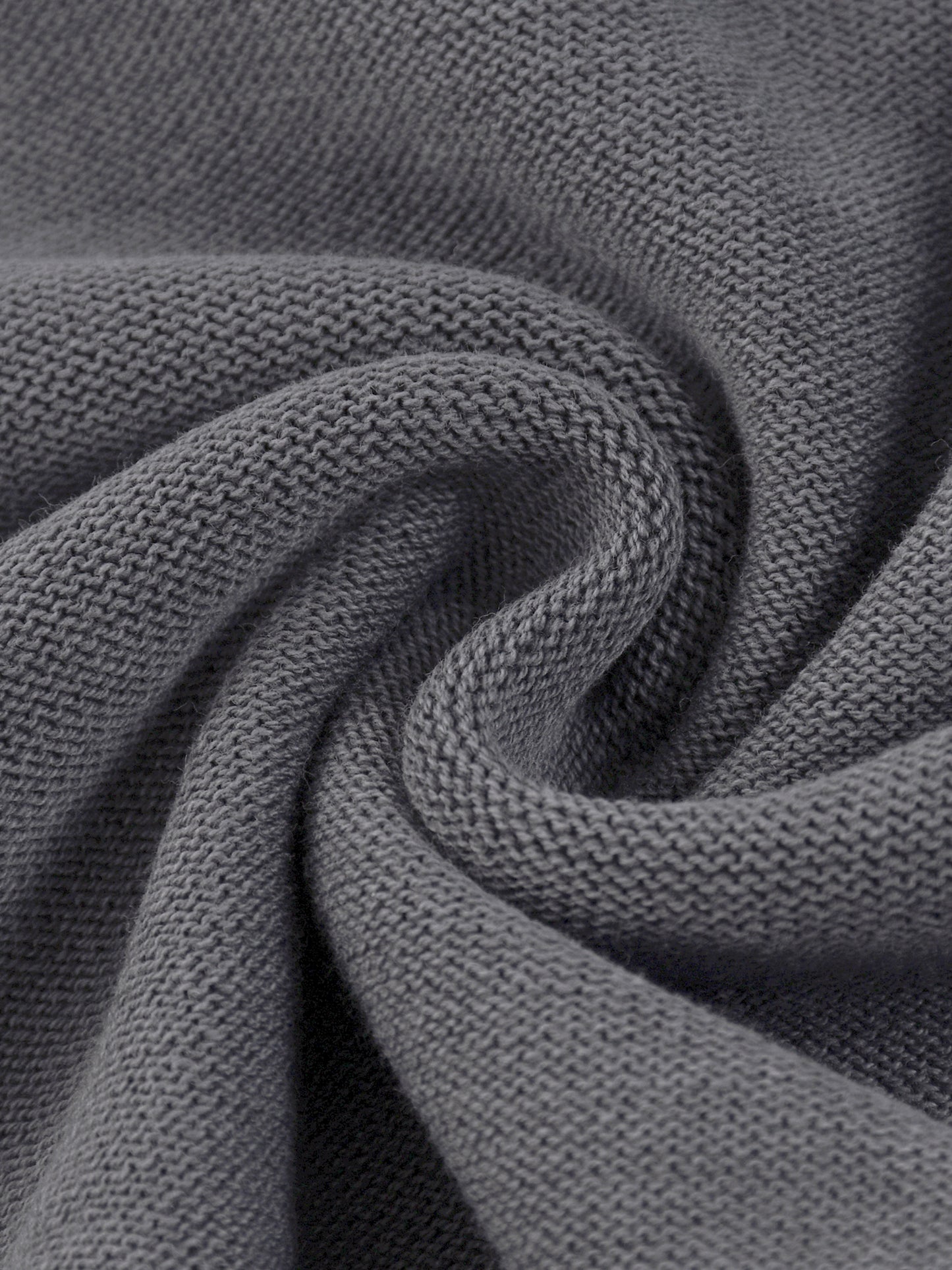 Mineral Wash Balloon Sleeve Cropped Sweater